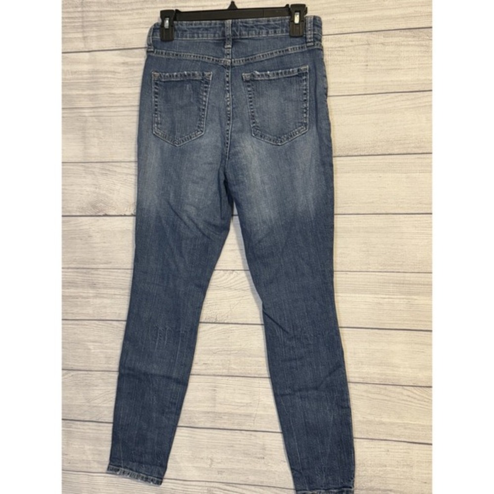 Gap Skinny Jeans Women‎ Size 4 Distressed Medium Wash Stretch Denim - Picture 8 of 8